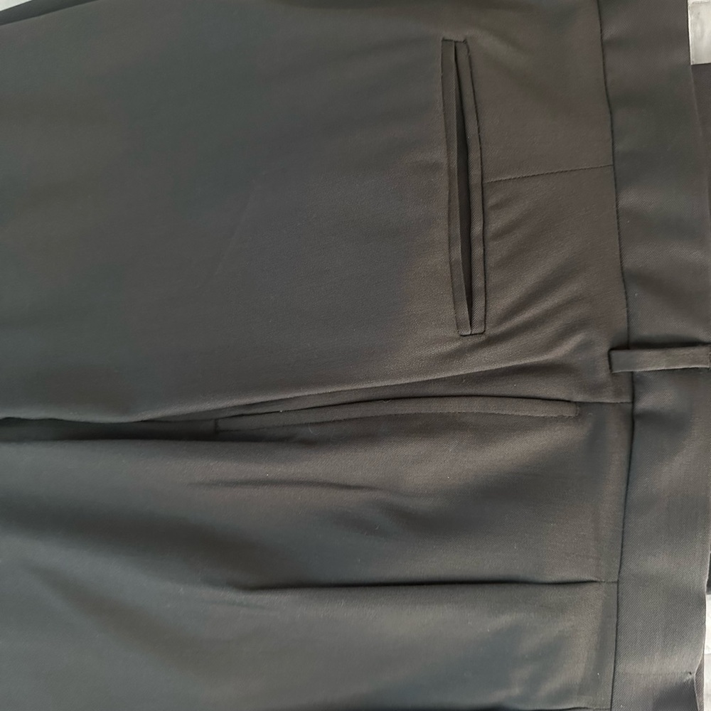 Black Dress Pants with Smooth Finish